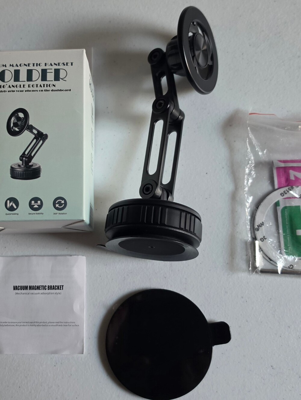 Adjustable and Rotating 360 Magnetic Suction Phone Mount - Picture 11 of 11